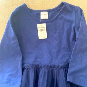 Hanna Anderson size 120(6-7) blue dress